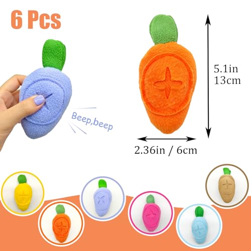 Hamiledyi Guinea Pig Foraging Toys Rabbit Enrichment Interactive Toy for Relieve Boredom Food Hide Puzzle Toys Exercise Acitivity Forage Toy for Hamster Chinchilla Small Animals (6 Pieces) - size: 6 Pieces