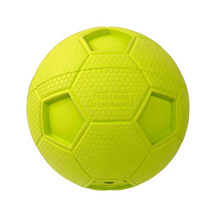 Nerf Dog Soccer Ball Dog Toy with Interactive Squeaker, Lightweight, Durable and Water Resistant, 3.25 Inches, for Small/Medium/Large Breeds, Single Unit, Green - color: Green, size: 3.25-inches