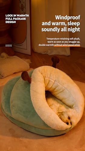 Popular Slippers Cat Bed Winter Semi-Enclosed Pet Bed for Dogs and Cats, Warm and Thick Sleeping Dog and Cat Bed