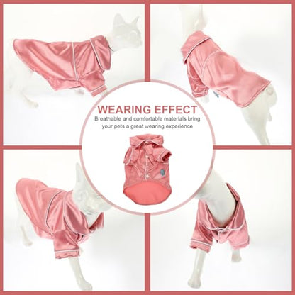 balacoo Small Dog Pajamas Lightweight Cotton Sleepwear Comfortable Indoor Clothes for Daily Wear Special Occasions and Photo Sessions