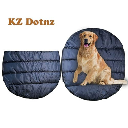Portable Camping Travel Dog Bed, Waterproof Extra Large Camping Dog Bed/Mat, Rollable Portable Pet Dog Sleeping Bag - size: Medium