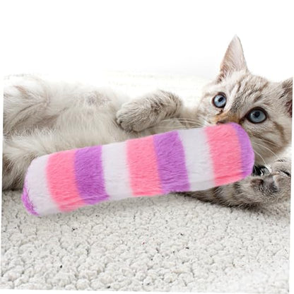 Interactive Plush Cat Toy Pillow for Kittens Creative Chew Pillow Fun Indoor Play Strengthens Break-Resistant Design for Endless Entertainment - size: 23.50X6.00X5.00CM