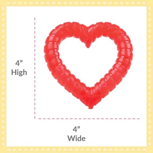 SmartPetLove Snuggle Puppy Teething Toys - Naturally Soothe and Provide Relief with Ice (Heart Shaped) (Pack of 2) - size: One Size (Pack of 2)