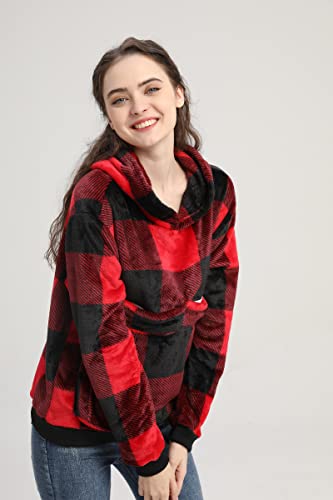 LINYUCHEN Cat Pouch Hoodie Large Pet Pouch Sweatshirt Puppy Kitten Holder Carrier Pullover Tops for Women - color: Red, size: 4X-Large