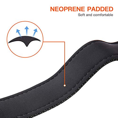 HEELE Dog Collar, Reflective Dog Collar, Soft Neoprene Padded Breathable Nylon Pet Collar Adjustable for Small Dogs Puppy, Khaki, XS(7.87-11.81") - color: Khaki, size: X-Small (7.87-11.81")
