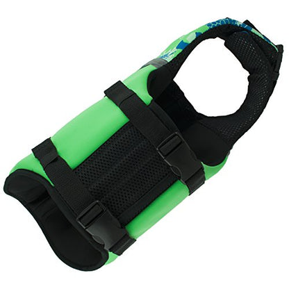 PlayaPup Dog Life Jacket, Medium, Reef Red - color: Reef Red, size: Medium