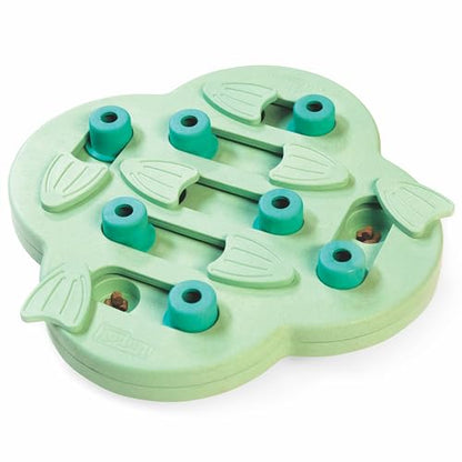 Outward Hound by Nina Ottosson Puppy Hide N' Slide Treat Puzzle Enrichment Dog Toy, Green - color: Puppy Hide-N-Slide (Green)