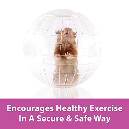 Kaytee 7" Clear Run-About Exercise Ball For Pet Hamsters & Gerbils - color: Clear, size: 7"