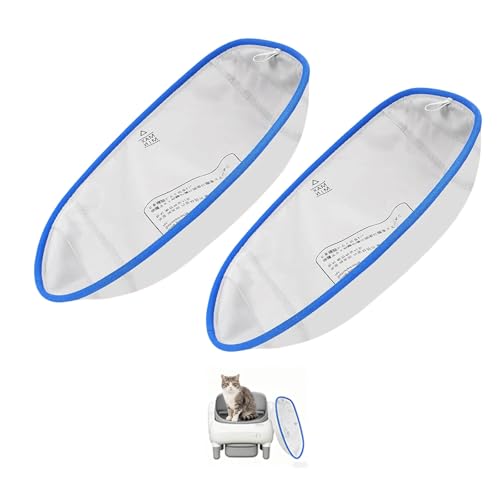 Open Top Self Cleaning Litter Box Waterproof Pad 2-Pack Leak-Proof Cat Litter Mat, Accessories for Automatic Litter Box, Replacement Liner Tray