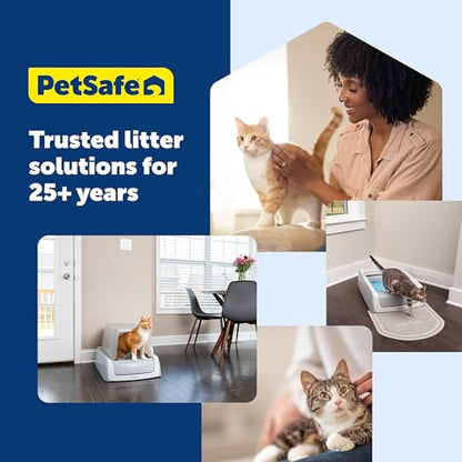 PetSafe Anti-Tracking Litter Mat - Traps Crystal and Clay Clumping Cat Litter - Durable Mesh Material - Easy to Clean Mat - Compatible with All Cat Litter Boxes - Small Size - size: Small
