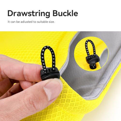 SGODA Dog Cooling Vest Harness Cooler Jacket Yellow XX-Small - color: Yellow, size: Xx-small Chest 12-14"