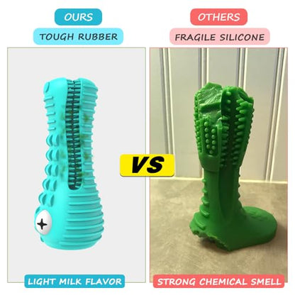 Cutiful Dog Toys for Aggressive Chewers Large Medium Breed, Indestructible Dog Chew Toys, Squeaky Interactive Tough Extremely Durable, Dogs Toothbrush Toys to Keep Them Busy - color: blue