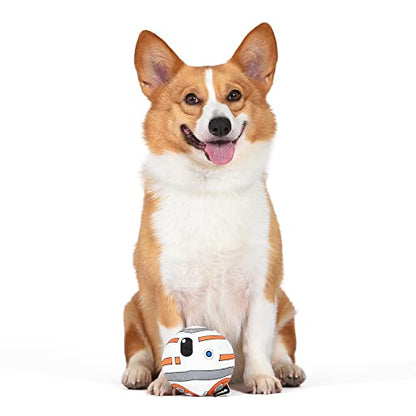 STAR WARS for Pets BB-8 Plush Squeaky Ball for Dogs| Toy for Dogs | Soft Fabric Squeaky Ball Dog Toys, Dog Chew Toys, Gifts for Fans, 4 Inch (FF19189) (Pack of 2) - size: 4 Inch (Pack of 2)