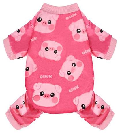 Dog Pajamas Soft Lightweight Dog Onesies Outfit Clothes for Small Medium Large Puppy Pjs for Pet Boys Girls Dogs Cats - size: XS (Back: 5.5",Chest: 10.6", 1.5-2.5lbs)