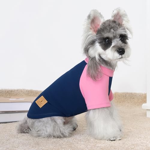 4 Pack Dog Sweaters Comfy Dog Clothes with Sleeves Puppy Shirts Pullover Pet Sweatshirt for Small Medium Large Dogs Boy Girl Doggy Outfits Cat Apparel, Purple, XL - color: Pink, Purple, size: X-Large