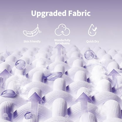 Dog Shirt, Cooling Vest Lightweight Breathable, Dog T-Shirts All-Season Sun Protection Quick Dry Soft Stretchy Reflective Tank Top - Small Medium Large Dogs (Brier Rose+Lilac Ether, Large) - color: Brier Rose+Lilac Ether, size: Large (44-55lbs)
