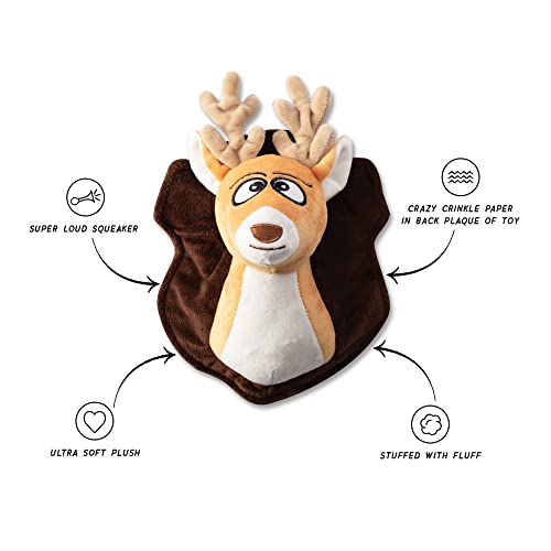 Fringe Studio Plush Dog Toy, OH Deer, Wagsdale Dog Toy Collection (289759) - color: Oh Deer