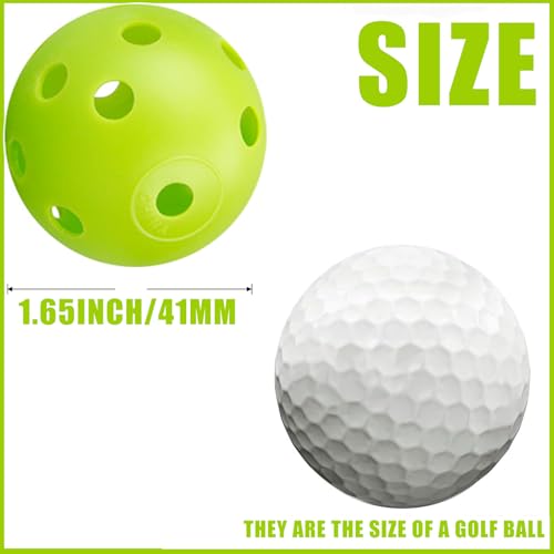 12Pcs Cat Ball Toy, Low Noise No Bells Holey Plastic Cat Balls, Funny Interactive Cats Toys for Indoor Cats, Firm Toy Balls for Kitten Puppy Ferret Bird (1.65") - color: 12/Pack, Plastic Balls