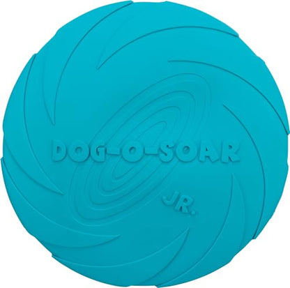 Trixie Dog Disc Dog Toy Made of Natural gimmi - bite-Resistant - Splinter-Free - Low Risk of Injury - ø 18 cm - Blue - 33501 - size: 18cm
