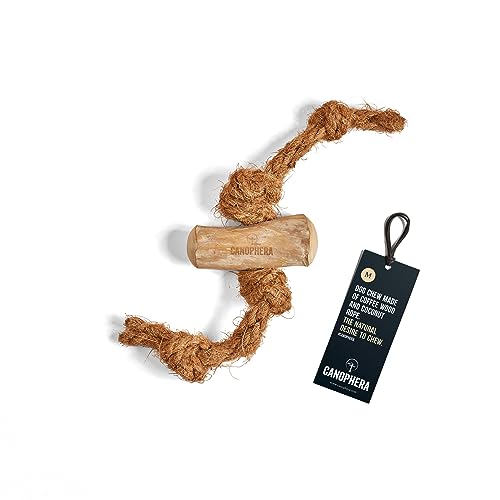 Canophera Dog CHEW Made of Coffee Wood and Coconut Rope (Medium) - size: Medium
