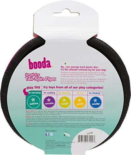 Chuckit! Petmate Booda Tail-Spin Flyer Floating Dog Frisbee, Multi, 10-Inch - size: 10-Inch
