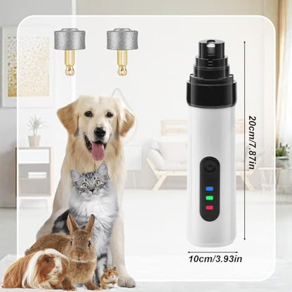 Silent Groom Pro, 2025 New Silent Pet Nail Grinder, Dog Silent Nail Grinder for Dogs Silent Dog Nail Trimmer, Rechargeable USB Charging Electric Pet Nail Grinder Nail File for Pet
