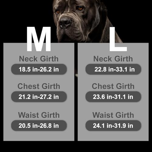Escape Proof Dog Harness - No Pull Reflective Dogs Harness Vest with Lift Handle, Adjustable Soft Padded No Slip Pet Harness Training Easy Control for Medium Large Dogs - color: Black & Grey, size: Large