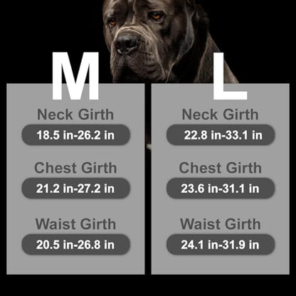 Escape Proof Dog Harness - No Pull Reflective Dogs Harness Vest with Lift Handle, Adjustable Soft Padded No Slip Pet Harness Training Easy Control for Medium Large Dogs - color: Black & Grey, size: Large