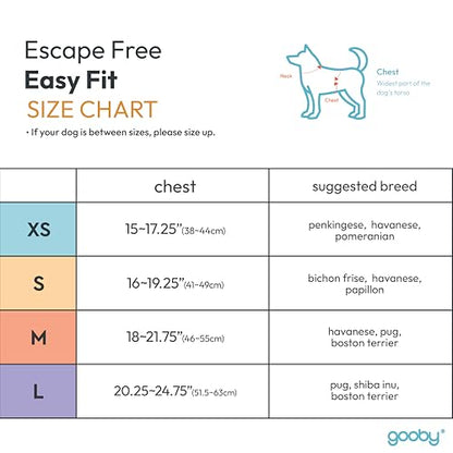 Gooby Hot Pink Small Dog Harness, Easy Fit No Pull with Quick Release Buckle, Machine Washable, Escape Free, Sporty Style - color: Hot Pink, size: Small chest (16~19.25")