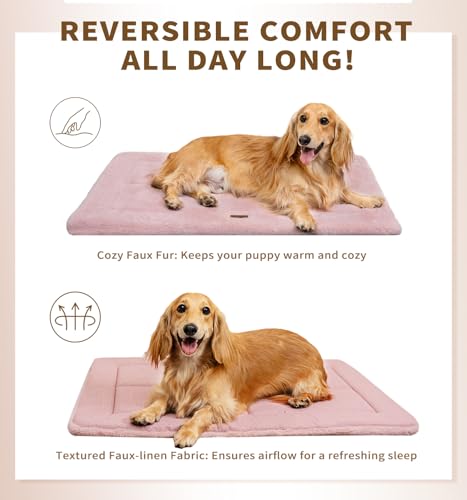 Made4Pets Elevated Outdoor Dog Bed for Extral Large Dogs 49"x32", Dog Crate Pad Bed for Large Dogs 41"x29", Outdoor & Indoor Use
