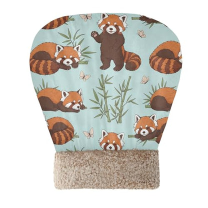 Cute Red Panda Animals Cat Bed Small Dog Bed Cat Beds Pet Sleeping Bag Comfortable Fuzzy Beds for Pets Indoor Winter