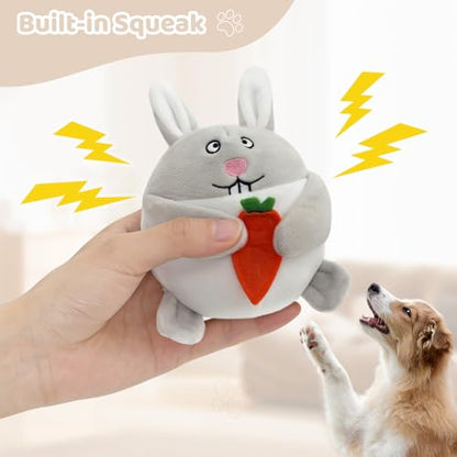 Hide and Seek Dog Puzzle Toys, Plush Interactive Puppy Toys for Small, Medium Dogs, Easter Puppy Essentials - style: Rabbit