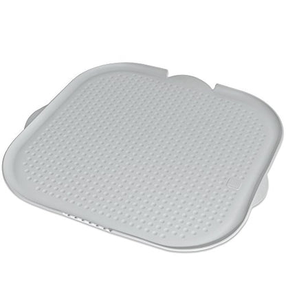 Modkat® Katch Litter Mat for Cats -Traps Litter and Mess, Non-Slip, Easy to Clean, Soft Material, Waterproof, Grey