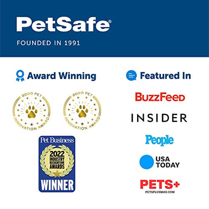 PetSafe Healthy Pet Food Station - Small, 2 lb Kibble Capacity - Gravity Pet Feeder Dry Food Dispenser - Automatic Cat Feeder or Small Dog Feeder - Removable Stainless Steel Bowl Included - size: Small