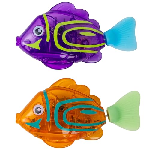 Catstages Meow-smerizing Fish Electronic Cat Toys, 2Pk, Replacement Pack for Meow-smerizing Fish Bowl, Multicolored - color: Meow-smerizing Fish