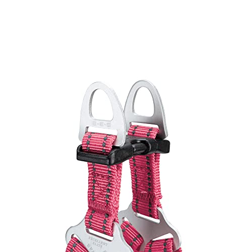 EXCELLENT ELITE SPANKER No Pull Dog Harness Adjustable Nylon Step-in Easy Pet Vest Chest Strap with Reflective and Leash Ring for Small Medium Large Breed Dogs Training Walking(Pink-L) - color: Pink, size: L