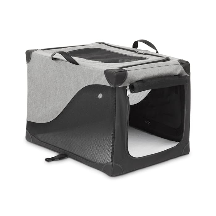 EveryYay by Petco Going Places Stow & Go Portable Canvas Dog Crate 24" L X 18" W X 17" H - size: 24.0"L x 18.0"W x 24.0"H