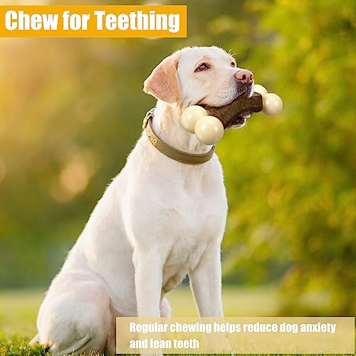 Sosation 3 Pack Chew Toys for Aggressive Chewers, Bone Toys Nylon Beef Flavor Dog Teething Toys for Large/Medium/Small Puppies Breeds(Large, Mixed Style) - size: Large, style: Mixed Style