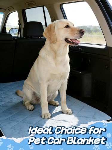40x60in Large Cooling Blanket for Dogs - Machine Washable Soft Blanket with Q-MAX>0.4, Fits Medium Large Dogs, Summer Cooling Mat for Dog Kennel Car Seat Indoor Furniture Couch Sofa Protector - size: 40x60in