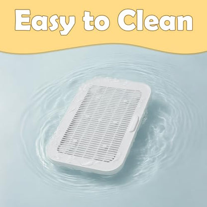 Cat Litter Mat Litter Box Mat with a Flip-top Lid,Extra Large Double-Layer Trapping Mats for Kitty,XL Cat Trapping Pad with Non-Slip Base,Durable,Waterproof,Washable,Easy to Clean (Grey) - color: Light Grey