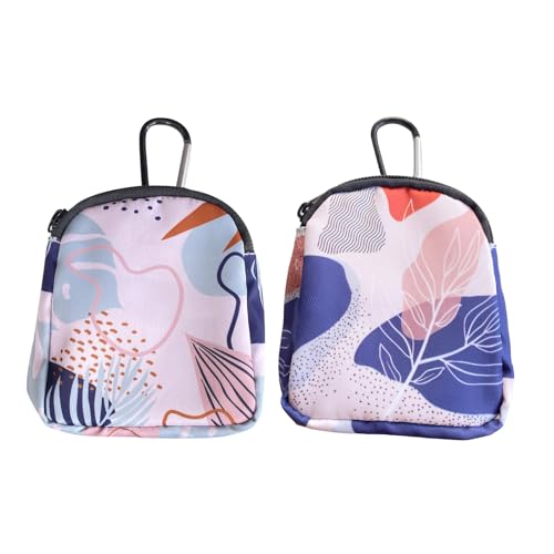 2 Pack Dog Treat Pouch,Treat Pouches for Pet Training,Portable Snack Reward Dog Food Dispenser for Traveling or Outdoor Use，Foliage - color: Foliage