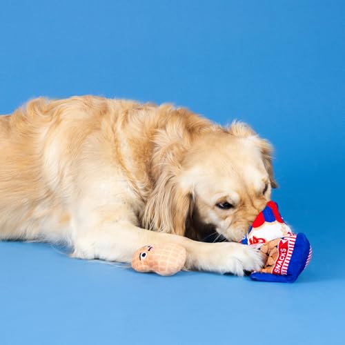 Fringe Studio Plush Dog Toy, Hide & Seek Burrow 3 Pieces Set, NUT-in BUT Fun, Pet Shop Collection (289243) - color: Nut-In But Fun