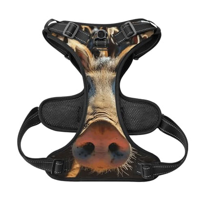 Warthogs Large Dog Harness Soft Padded Adjustable Dog Vest, Reflective Harness with Easy Control Handle - size: X-Large