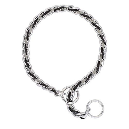 Terrain D.O.G. Laced Chain Slip Collar - color: Gray/Black