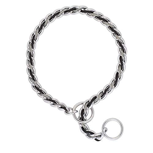 Terrain D.O.G. Laced Chain Slip Collar - color: Gray/Black