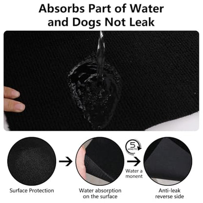 46" X 60" X 0.23'' Mat for Under Dog Crate, Non-Slip Rubber Kennel Mat for Crate to Protect Floors Extra Large Washable Absorbs Urine Dog Playpen Mat (60" X 46")