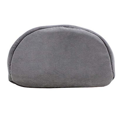4 in 1 Self Warming Burrow Cat Bed, Pet Hideway Sleeping Cuddle Cave (Gray) - color: Gray