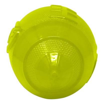 Nerf Dog 7in TPR Glow Classic Squeak Football Dog Toy -Green
