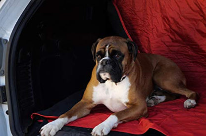 DOWN UNDER OUTDOORS Large Waterproof Windproof Extra Thick 350 GSM Quilted Fleece, or Sherpa Stadium Blanket - color: Red