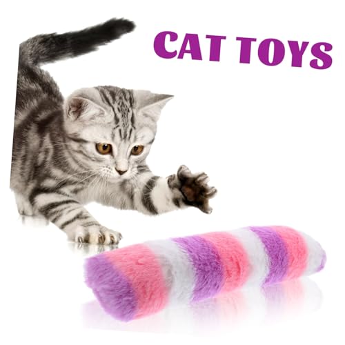 Interactive Plush Cat Toy Pillow for Kittens Creative Chew Pillow Fun Indoor Play Strengthens Break-Resistant Design for Endless Entertainment - size: 23.50X6.00X5.00CM